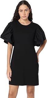 Women's Cotton Sheath Above The Knee Dress