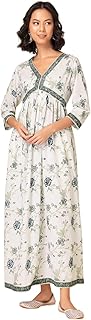 Women's Rayon Cotton Regular Fit Regular Floral Print Zari Embroidered Kurta