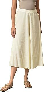 Women's Loose Mid Rise Printed Strechable Culottes | Ankle Length Culotte