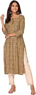 Women's Viscose Regular Fit Ethnic Kurta